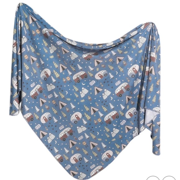 Cooper Pearl Bridger Knit Swaddle Blanket - Picture 6 of 7